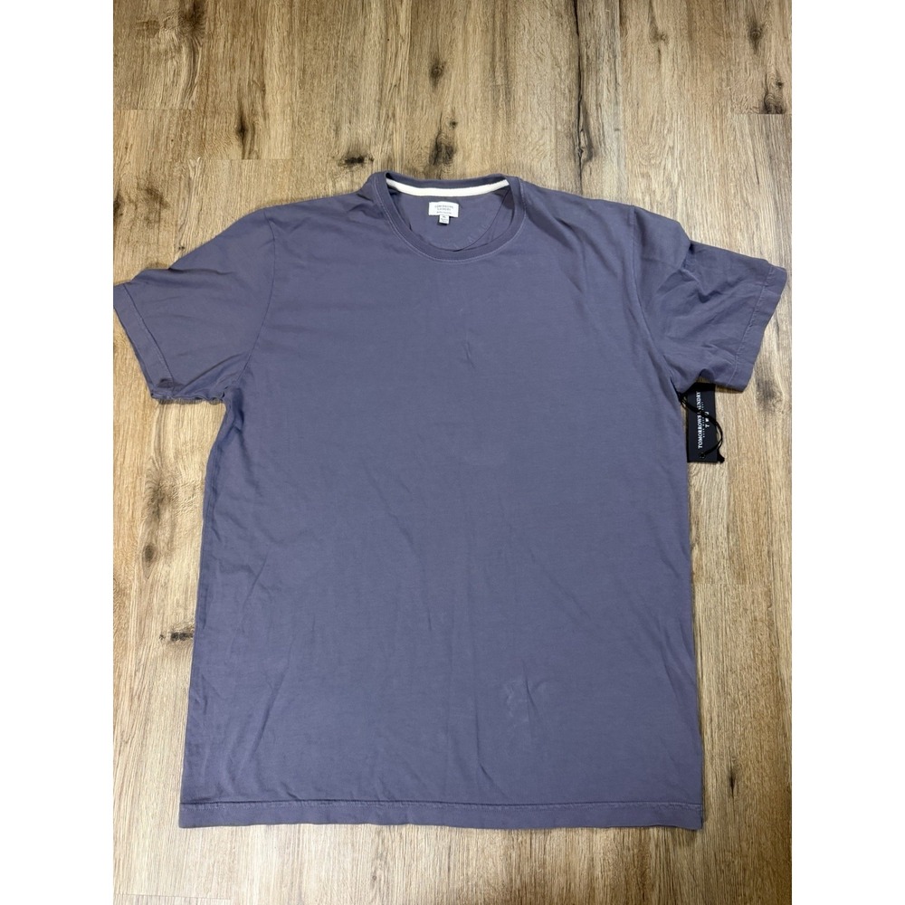 Tomorrow's Laundry Men's Essential Tee Washed Grisaille Modern Fit Men's Size XL